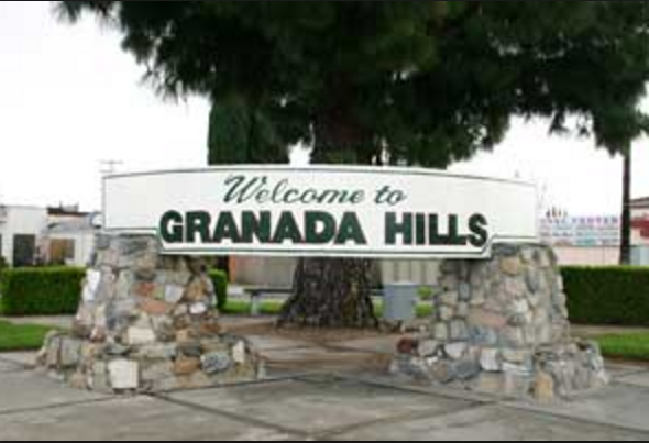 Granada Hills sign